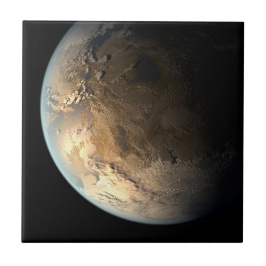 Kepler-186f Orbit eines fernen Sterns. Fliese (Vorderseite)