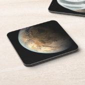 Kepler-186f Orbit eines fernen Sterns. Getränkeuntersetzer (Linke Seite)