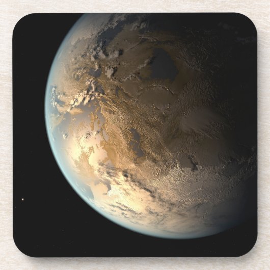 Kepler-186f Orbit eines fernen Sterns. Getränkeuntersetzer (Vorderseite)