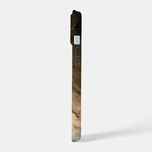 Kepler-186f Orbit eines fernen Sterns. iPhone 15 Hülle (Linke Seite)