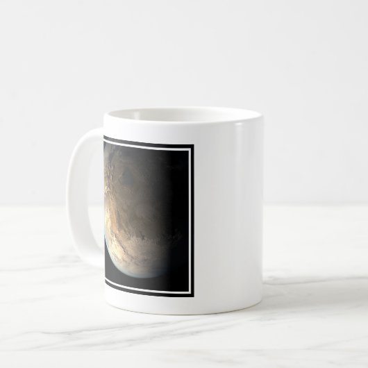 Kepler-186f Orbit eines fernen Sterns. Kaffeetasse (Vorderseite Links)