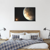 Kepler-186f Orbit eines fernen Sterns. Leinwanddruck (Insitu (Schlafzimmer))