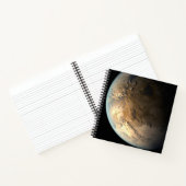 Kepler-186f Orbit eines fernen Sterns. Notizblock (Innenseite)