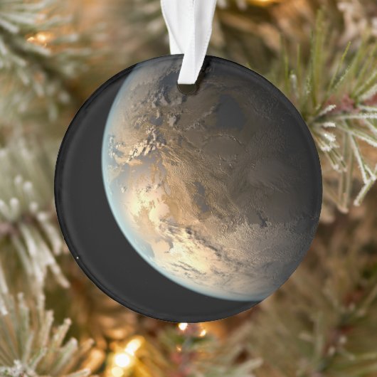 Kepler-186f Orbit eines fernen Sterns. Ornament (Baum)