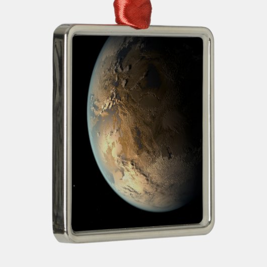 Kepler-186f Orbit eines fernen Sterns. Ornament Aus Metall (Rechts)