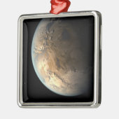 Kepler-186f Orbit eines fernen Sterns. Ornament Aus Metall (Links)