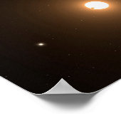 Kepler-186f Orbit eines fernen Sterns. Poster (Ecke)