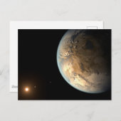 Kepler-186f Orbit eines fernen Sterns. Postkarte (Vorne/Hinten)