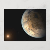 Kepler-186f Orbit eines fernen Sterns. Postkarte (Vorderseite)