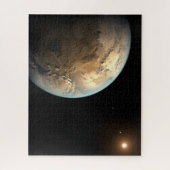 Kepler-186f Orbit eines fernen Sterns. Puzzle (Vertikal)