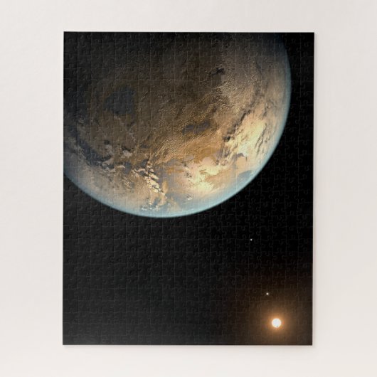 Kepler-186f Orbit eines fernen Sterns. Puzzle (Vertikal)