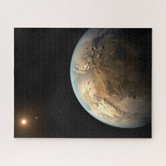 Kepler-186f Orbit eines fernen Sterns. Puzzle (Horizontal)