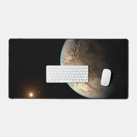 Kepler-186f Orbit eines fernen Sterns. Schreibtischunterlage (Tastatur & Maus)