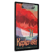 Kepler 186f Wo das Gras Alway Red ist Klemmbrett (Rechts)