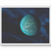Kepler 22b, ein extrasolarer Planet. Aufkleber (Vorderseite)