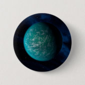 Kepler 22b, ein extrasolarer Planet. Button (Vorderseite)