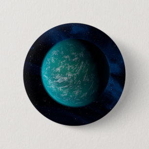Kepler 22b, ein extrasolarer Planet. Button