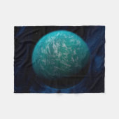 Kepler 22b, ein extrasolarer Planet. Fleecedecke (Vorderseite (Horizontal))