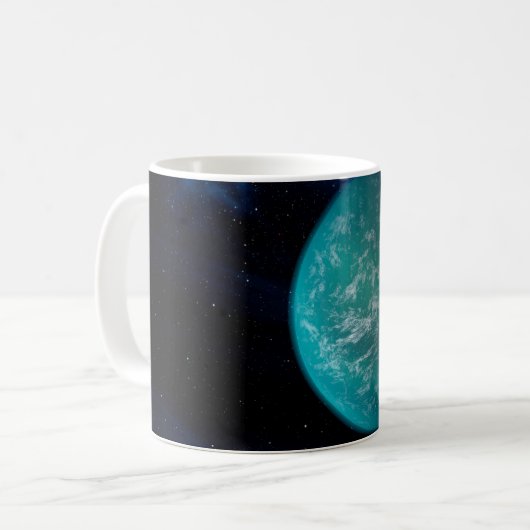 Kepler 22b, ein extrasolarer Planet. Kaffeetasse (Vorderseite Links)