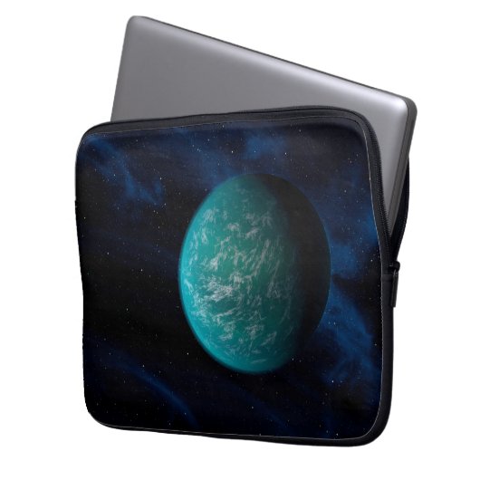 Kepler 22b, ein extrasolarer Planet. Laptopschutzhülle (Vorderseite Links)