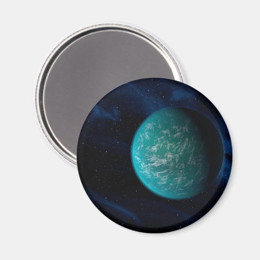 Kepler 22b, ein extrasolarer Planet. Magnet (Vorderseite/Rückseite)