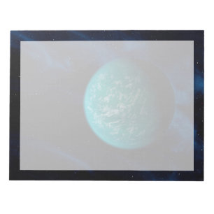 Kepler 22b, ein extrasolarer Planet. Notizblock
