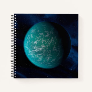 Kepler 22b, ein extrasolarer Planet. Notizblock