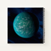 Kepler 22b, ein extrasolarer Planet. Notizblock (Rückseite)