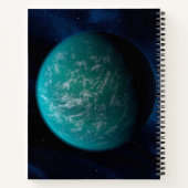 Kepler 22b, ein extrasolarer Planet. Notizblock (Rückseite)