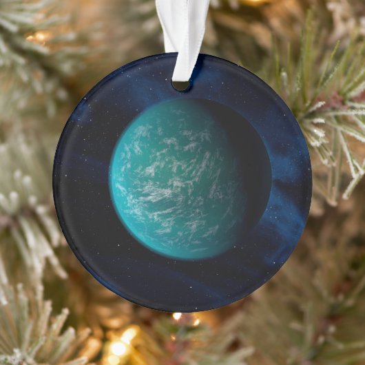 Kepler 22b, ein extrasolarer Planet. Ornament (Baum)