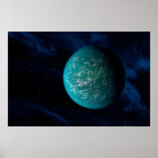 Kepler 22b, ein extrasolarer Planet. Poster (Vorne)