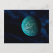 Kepler 22b, ein extrasolarer Planet. Postkarte (Vorderseite)