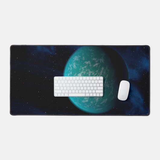Kepler 22b, ein extrasolarer Planet. Schreibtischunterlage (Tastatur & Maus)