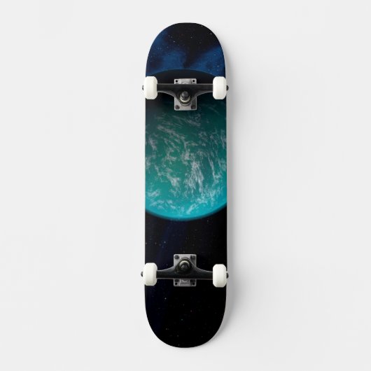 Kepler 22b, ein extrasolarer Planet. Skateboard (Vorderseite)