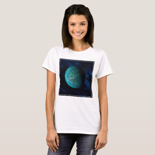 Kepler 22b, ein extrasolarer Planet. T-Shirt (Vorne ganz)