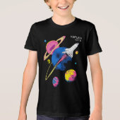 Kepler 452B Space Mission Tri-Blend Shirt (Vorderseite)