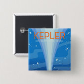 Kepler - Erforschung des Universums Button (Vorne & Hinten)