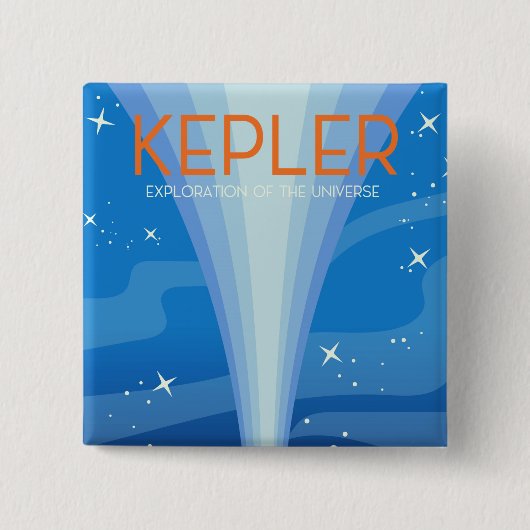 Kepler - Erforschung des Universums Button (Vorderseite)