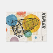 Kepler Space Telescope Poster. Fleecedecke (Vorderseite (Horizontal))
