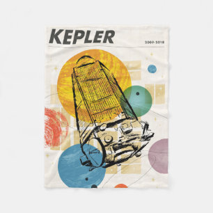 Kepler Space Telescope Poster. Fleecedecke