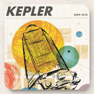 Kepler Space Telescope Poster. Getränkeuntersetzer
