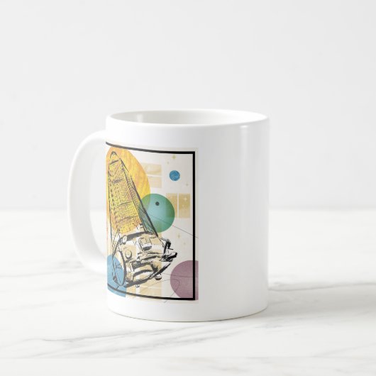 Kepler Space Telescope Poster. Kaffeetasse (Vorderseite Links)