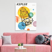 Kepler Space Telescope Poster. Leinwanddruck (Insitu (Wohnzimmer))