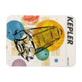 Kepler Space Telescope Poster. Magnet (Horizontal)