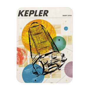 Kepler Space Telescope Poster. Magnet