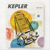 Kepler Space Telescope Poster. Mousepad (Vorne)