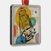 Kepler Space Telescope Poster. Ornament Aus Metall (Rechts)