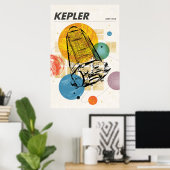 Kepler Space Telescope Poster. Poster (Heimbüro)