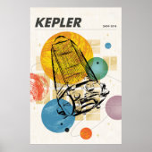 Kepler Space Telescope Poster. Poster (Vorne)