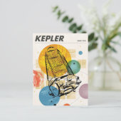 Kepler Space Telescope Poster. Postkarte (Stehend Vorderseite)